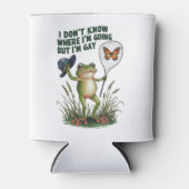 どこに行くのか分からないけどゲイカエル 缶クーラー (正面)