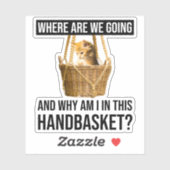 どこに行くの&なぜこのハンドバスケットに私が? シール (シート)