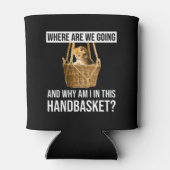 どこに行くの&なぜこのハンドバスケットに私が? 缶クーラー (裏面)