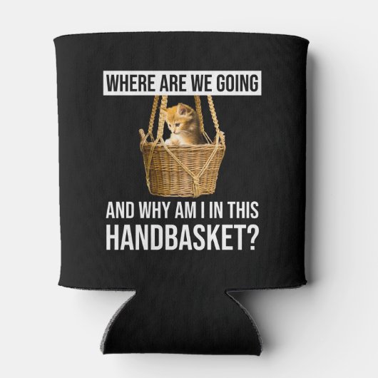 どこに行くの&なぜこのハンドバスケットに私が？ 缶クーラー (裏面)