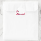 どこに行くの？ ラウンドシール (バッグ)