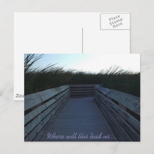 どこに行く… ポストカード (正面/裏面)