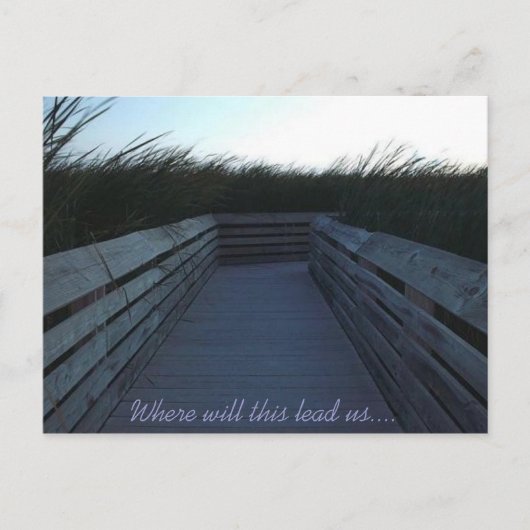 どこに行く… ポストカード (正面)