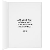 どこに行けば私は引用文グリーティングカード (内側 (右))