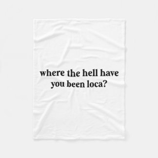 どこに行った フリースブランケット