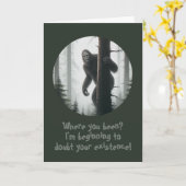 どこに行ってた？ カード (黄色い花)