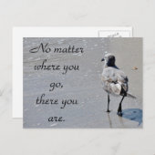 「どこに行っても、そこにいる」はがき ポストカード (正面/裏面)