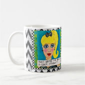 どこに裕福な境遇があるMUG-JUSTか。 コーヒーマグカップ (左)