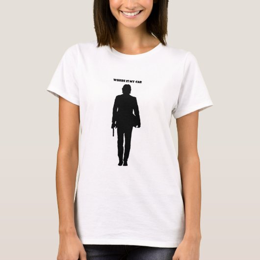 どこに車があるの? Tシャツ (正面)