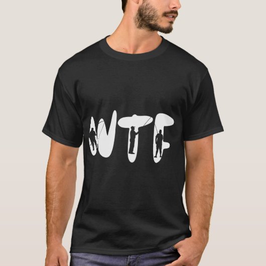 どこに魚WTF Tシャツ (正面)