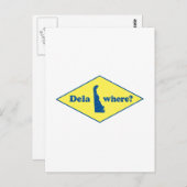 どこに？ヴィンテージデラウェア ポストカード (正面/裏面)