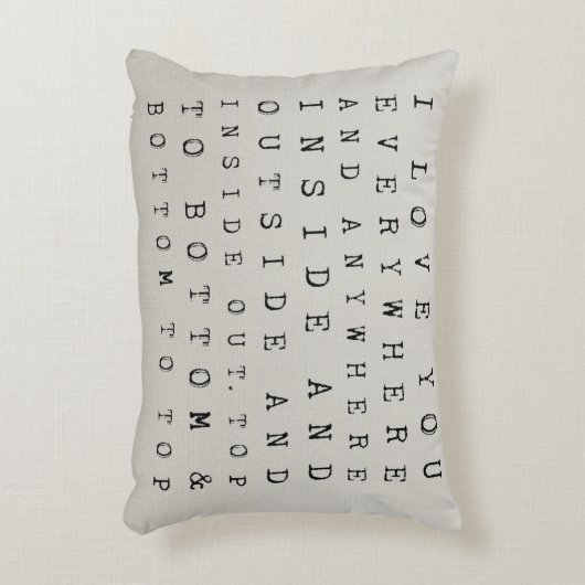 どこへでも好きだ |アクセント枕 アクセントクッション (正面(垂直))