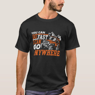 どこへでも行けるスピード狂SUVオフロードゲレンデ Tシャツ