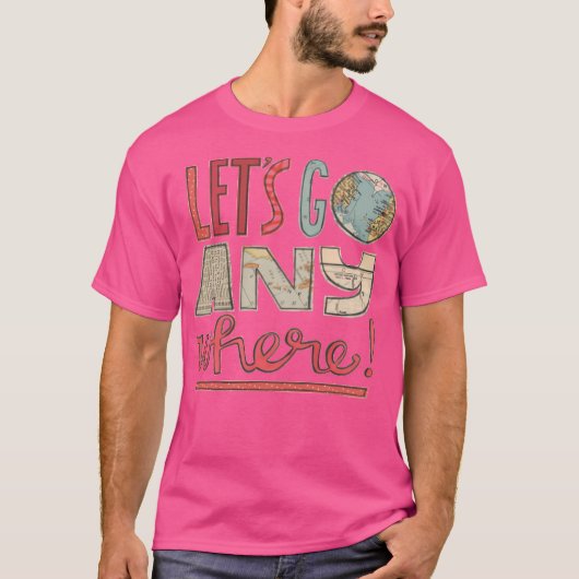 どこへでも行こう Tシャツ (正面)