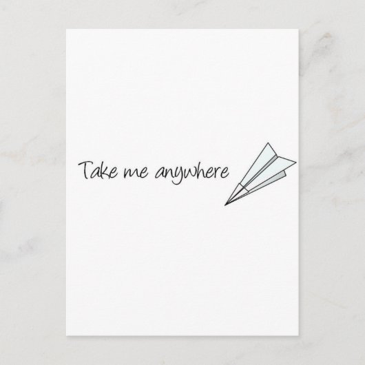 どこへでも連れて行って ポストカード (正面)