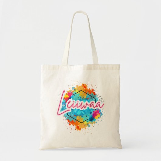 どこへ行くにも島の自信を携えて 🌺 トートバッグ (正面)