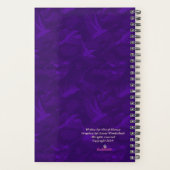 どこへ行くパープルマーブル毎月のプランナー プランナー手帳 (裏面)