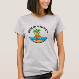 どこへ行くビーチ ファニー ビーチ バケーション サマー Tシャツ