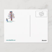 どこへ行く？道路シンボルや象徴はがきカスタマイズ ポストカード (裏面)