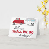 どこへ行こうか カード (黄色い花)