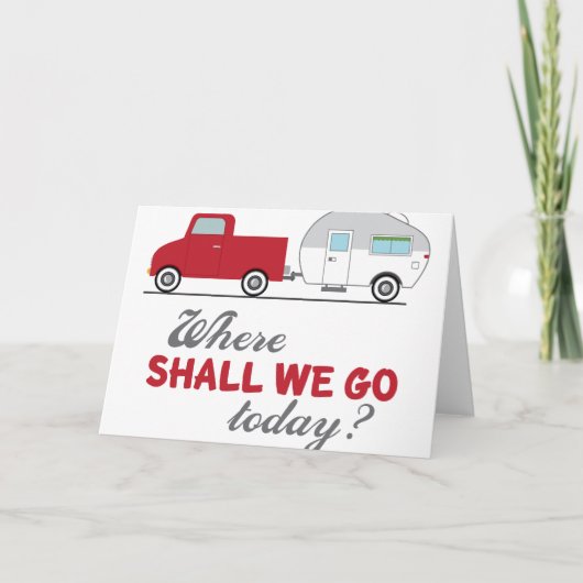 どこへ行こうか カード (正面)