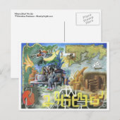 どこへ行こうか ポストカード (正面/裏面)