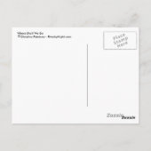 どこへ行こうか ポストカード (裏面)