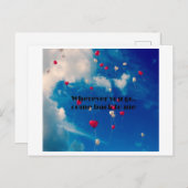 どこへ行っても来私の所へ帰れ シーズンポストカード (正面/裏面)