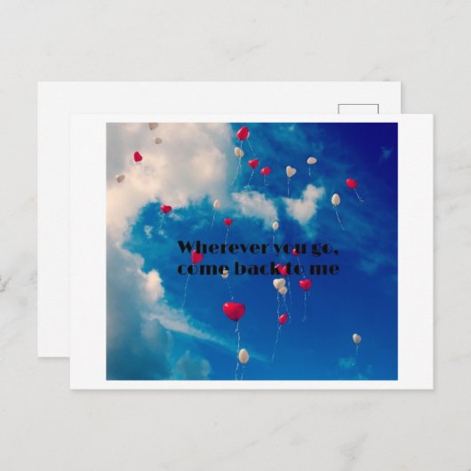 どこへ行っても来私の所へ帰れ シーズンポストカード (正面/裏面)