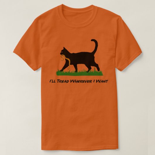 どこへ行っても足が出ない Tシャツ (デザイン正面)
