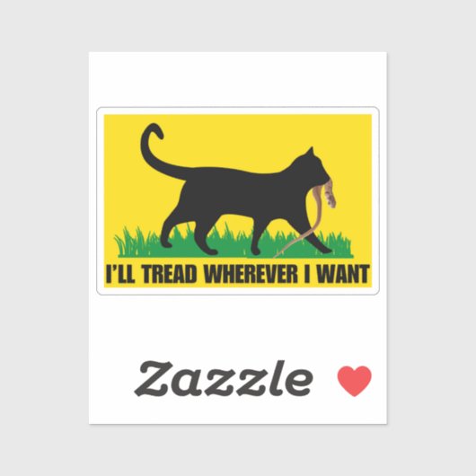 どこへ行っても足を踏む シール (シート)