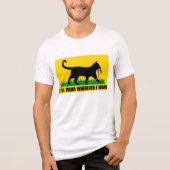 どこへ行っても足を踏む トライブレンドＴシャツ (正面)