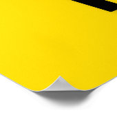 どこへ行っても足を踏む ポスター (角)