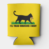 どこへ行っても足を踏む 缶クーラー (正面)