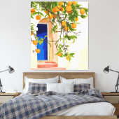 どこへ行っても、すべてのハートを持って行く キャンバスプリント (インサイチュ (寝室))