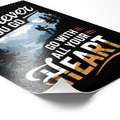 どこへ行っても、すべてのハートを持って行く フォトプリント            (角)