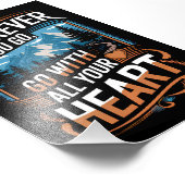 どこへ行っても、すべてのハートを持って行く フォトプリント            (角)