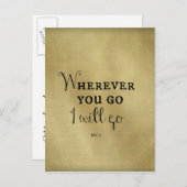 どこへ行っても・・・ 案内ポストカード (正面/裏面)