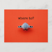 どこへ？ ポストカード (正面)