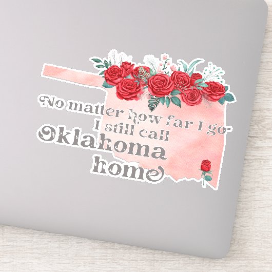 どこまで行ってもオクラホマホームに電話する シール (詳細)