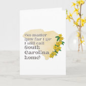 どこまで行ってもサウスカロライナと呼ぶ カード (黄色い花)
