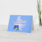 どこまで行ってもテキサス州ホームと呼ぶ カード (正面)