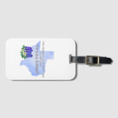 どこまで行ってもテキサス州ホームと呼ぶ ラゲッジタグ (正面横)