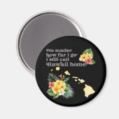 どこまで行ってもハワイ・ホームに電話する マグネット (正面/裏面)