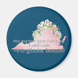 どこまで行ってもヴァージニア・ホームに電話する マグネット