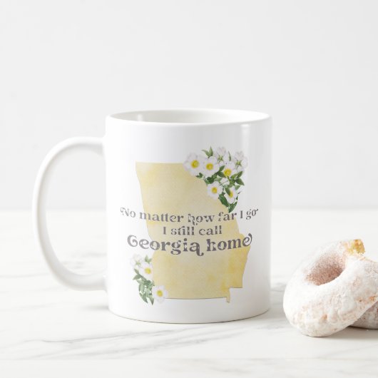どこまで行ってもGeorgia Home コーヒーマグカップ (ドーナツ)