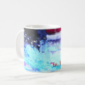 どこも山の旗の検討のマグ コーヒーマグカップ (正面左)