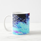 どこも山の旗の検討のマグ コーヒーマグカップ (左)