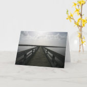 どこも梳くべき桟橋 カード (黄色い花)