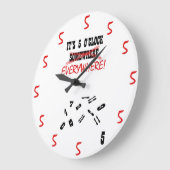 どこも5時だ ラージ壁時計 (傾斜)